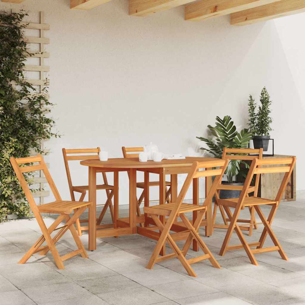 Tavolo da Giardino 130x90x72 cm in Legno Massello di Acacia | homemem39
