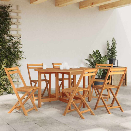 Tavolo da Giardino 130x90x72 cm in Legno Massello di Acacia | homemem39