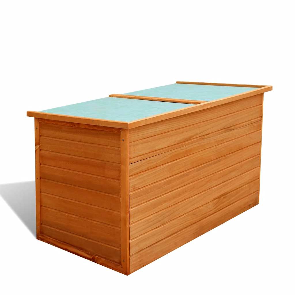 Baule da Giardino 126x72x72 cm in Legno - homemem39