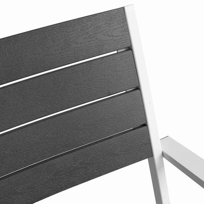 Set di Mobili 5 pcs Nero e Bianco