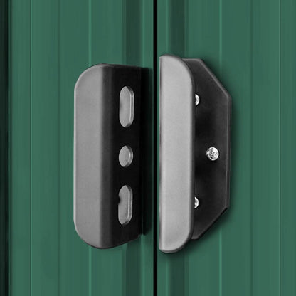 Capanno per Attrezzi in Metallo Verde 204x132x186 cm - homemem39