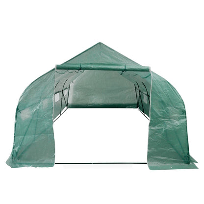 Serra Polietilene Portatile Accessibile Struttura Acciaio 18 m² | homemem39