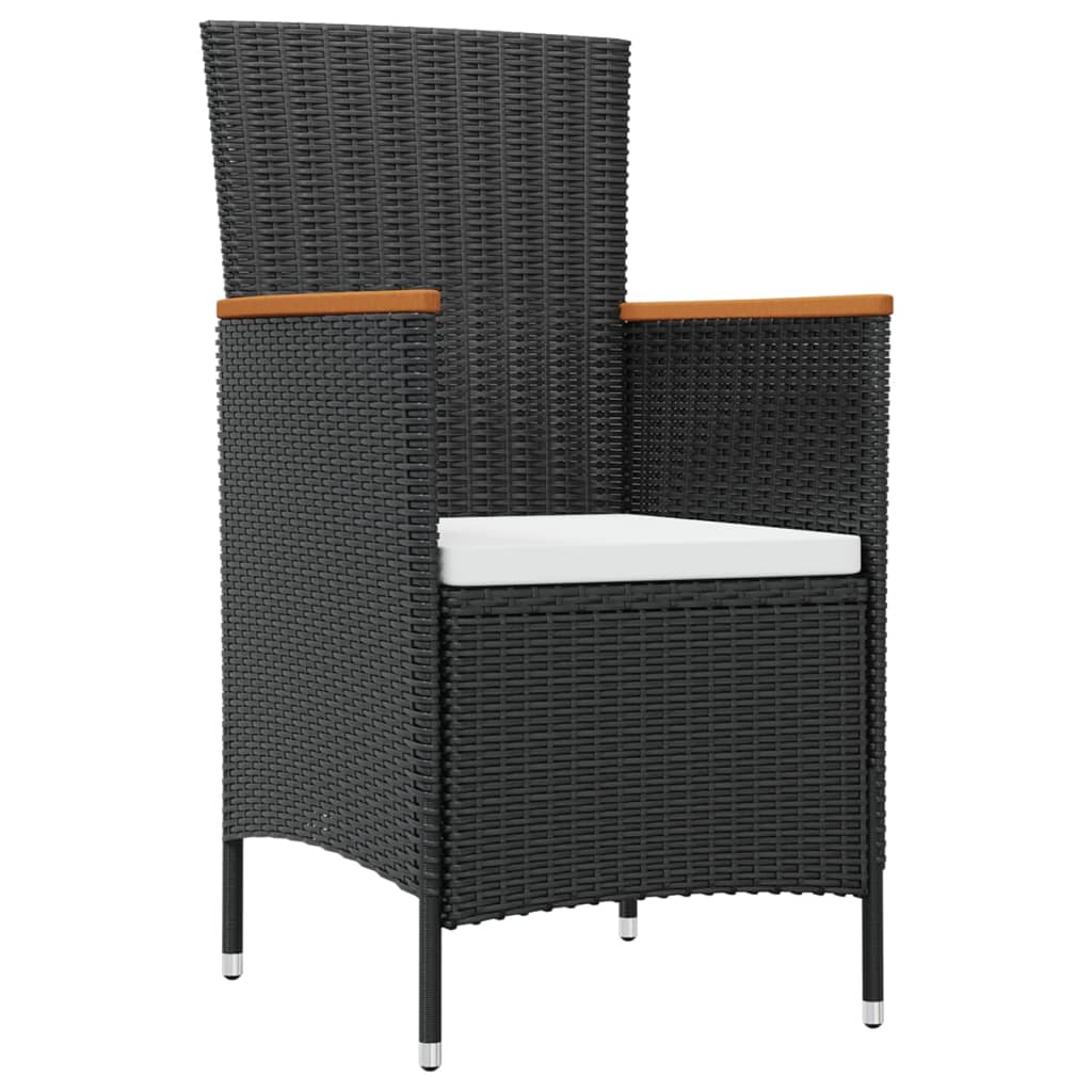 Set da Pranzo da Giardino 7 pz con Cuscini in Polyrattan | homemem39