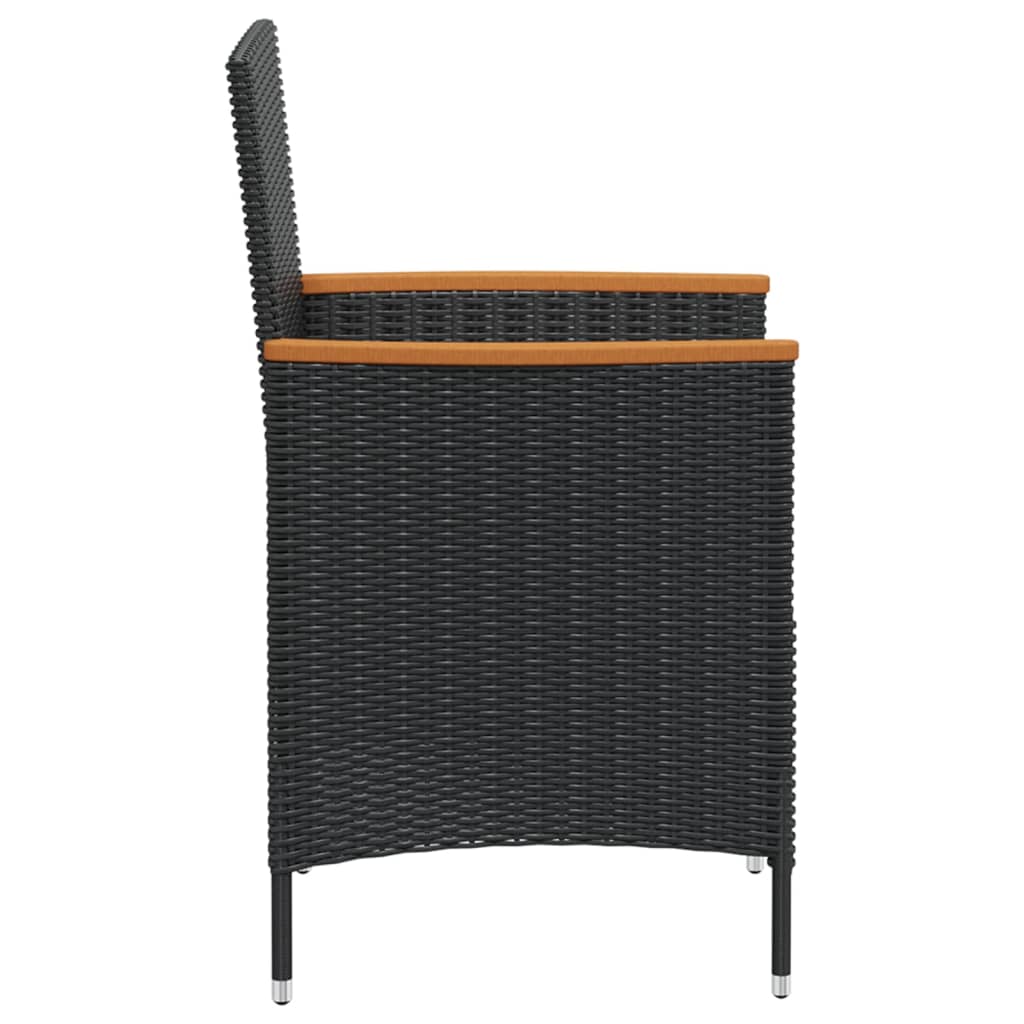 Set da Pranzo da Giardino 7 pz con Cuscini in Polyrattan | homemem39