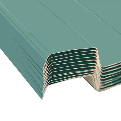 Pannello per tetto 12 pcs Verde 129 x 45 cm Acciaio zincato | homemem39