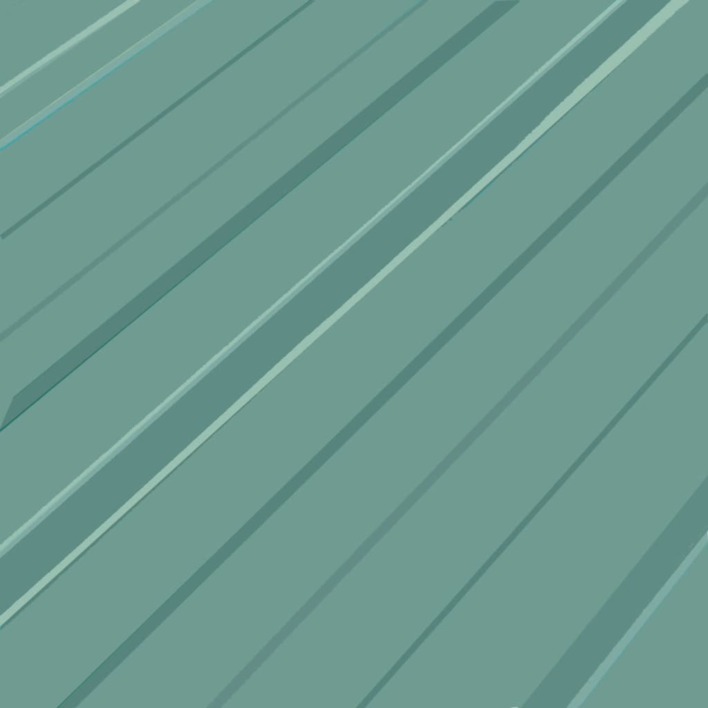 Pannelli da Tetto 12 pz in Acciaio Zincato Verde - homemem39