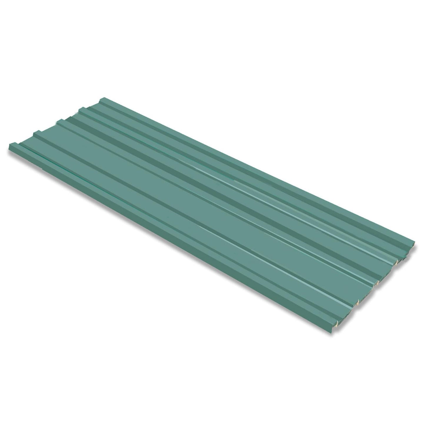 Pannello per tetto 12 pcs Verde 129 x 45 cm Acciaio zincato | homemem39