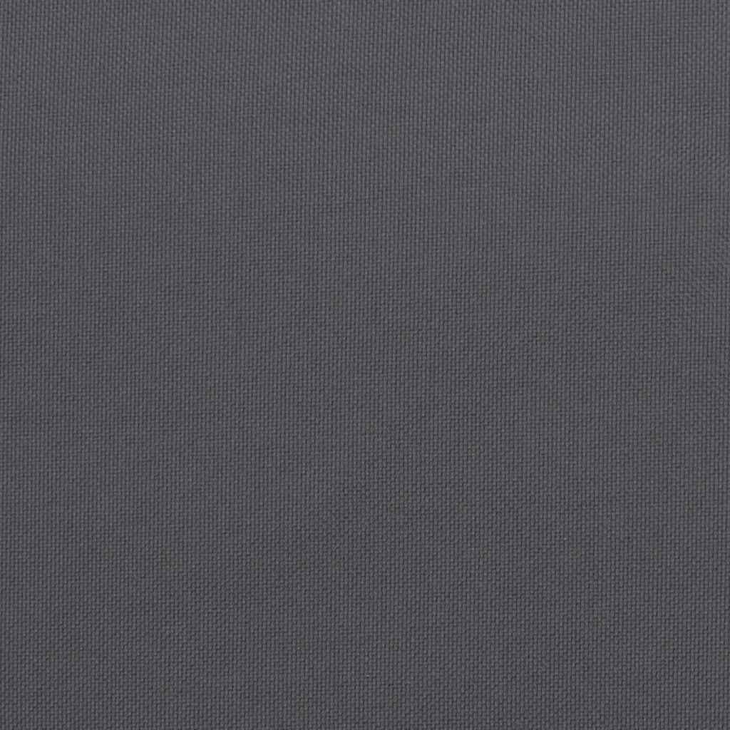 Cuscini per Sedie 2 pz Antracite 120x50x2 cm in Tessuto
