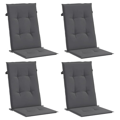 Cuscini per Sedie 4 pz in Tessuto