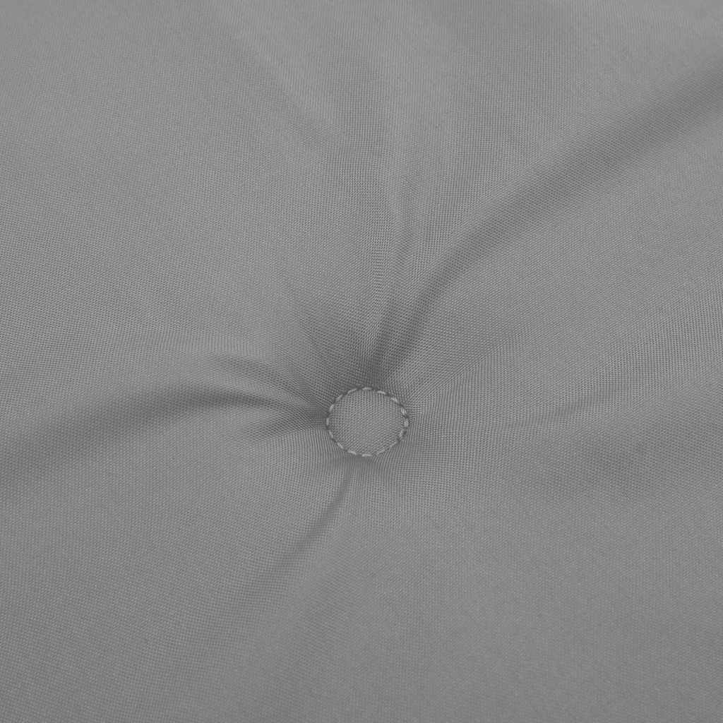 Cuscini per Sedie 2 pz Grigi 120x50x3 cm in Tessuto