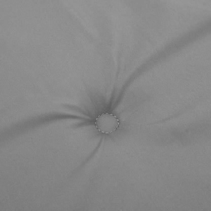 Cuscini per Sedie 2 pz Grigi 120x50x3 cm in Tessuto