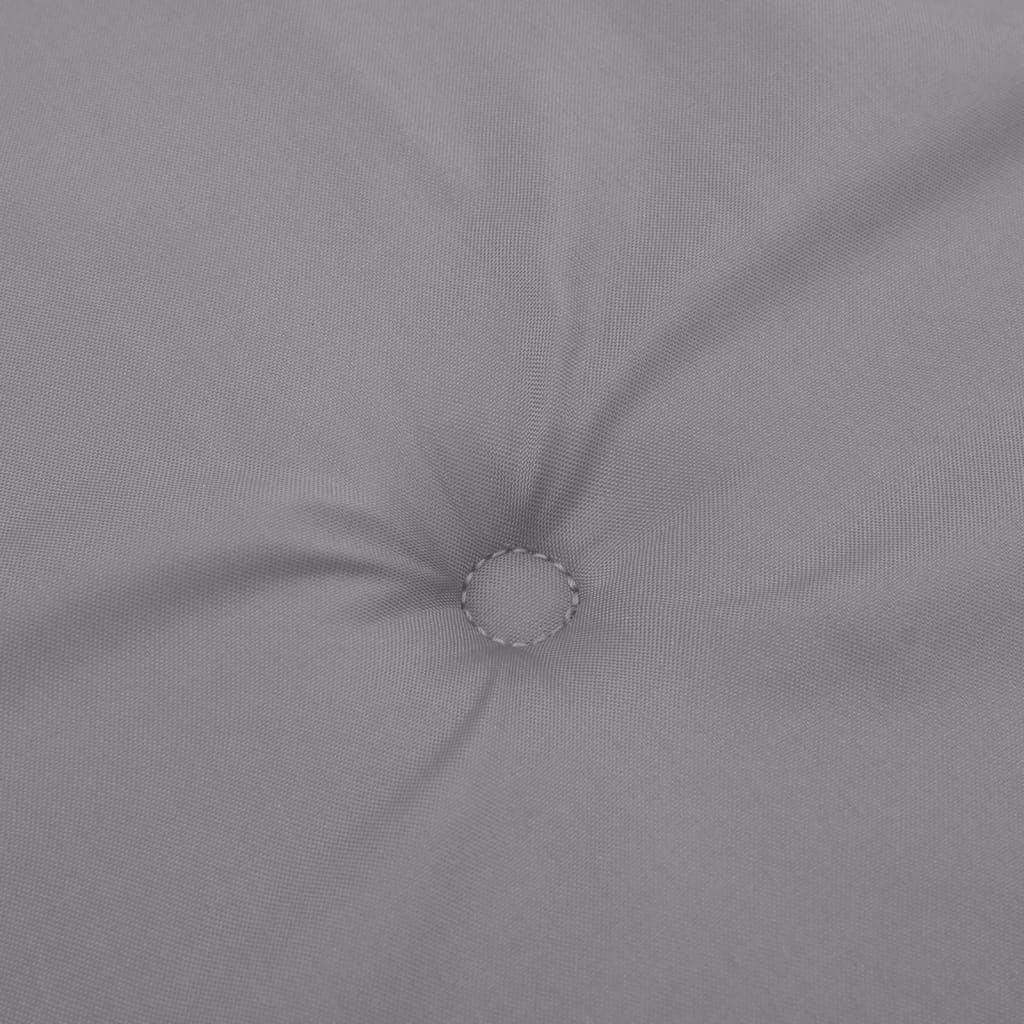 Cuscini per Sedie 4 pz Grigi 120x50x3 cm in Tessuto | homemem39