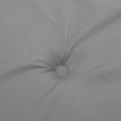 Cuscini per Sedie 4 pz Grigi 120x50x3 cm in Tessuto