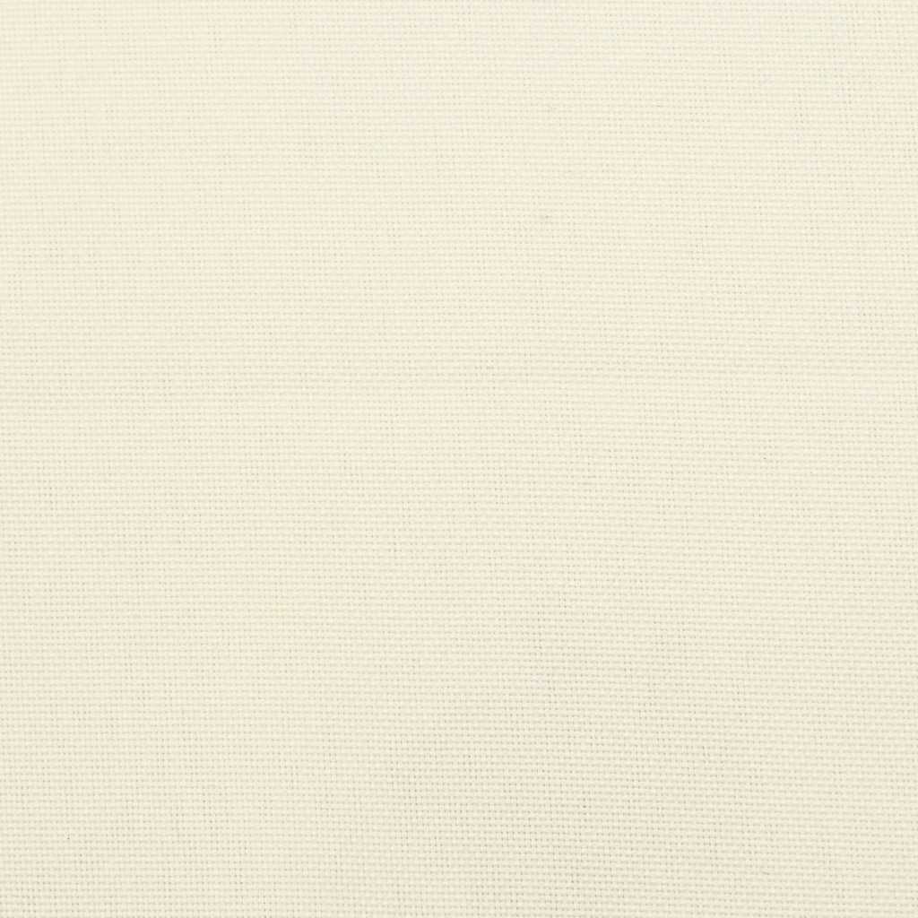 Cuscini per Sedie 2 pz Crema 120x50x3 cm in Tessuto