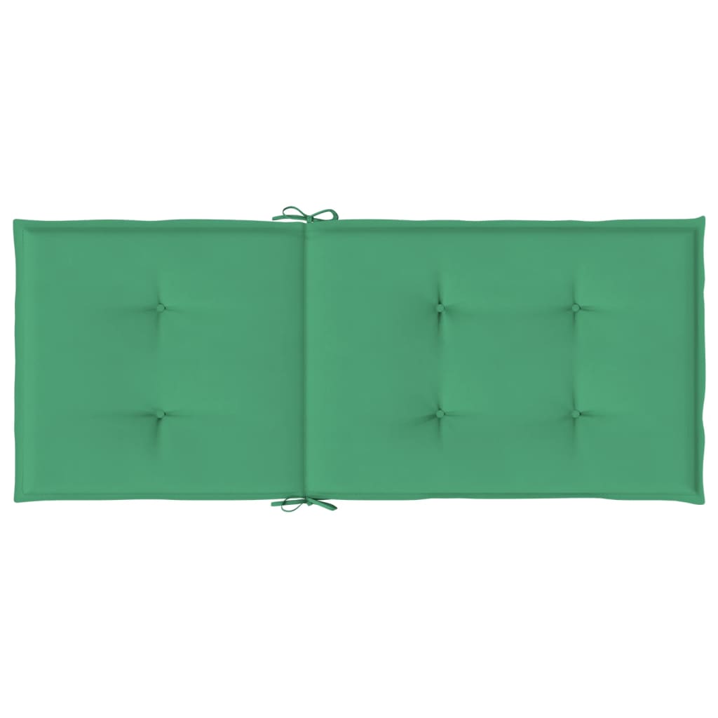 Cuscini per Sedie 4 pz Grigi 120x50x3 cm in Tessuto