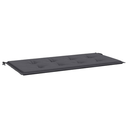 Cuscino per Panca Antracite 100x50x4 cm in Tessuto Oxford | homemem39
