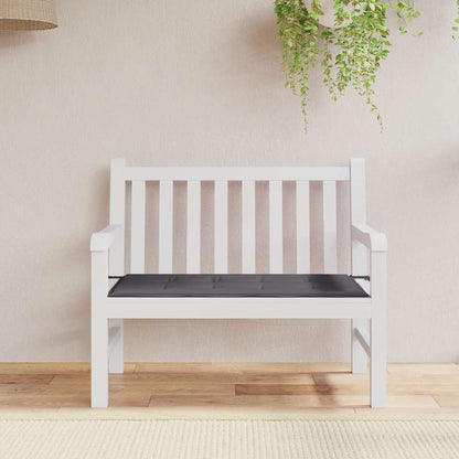 Cuscino per Panca Antracite 100x50x4 cm in Tessuto Oxford