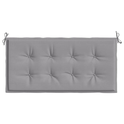 Gray Bench Cushion 120x50x3 cm in Oxford Fabric