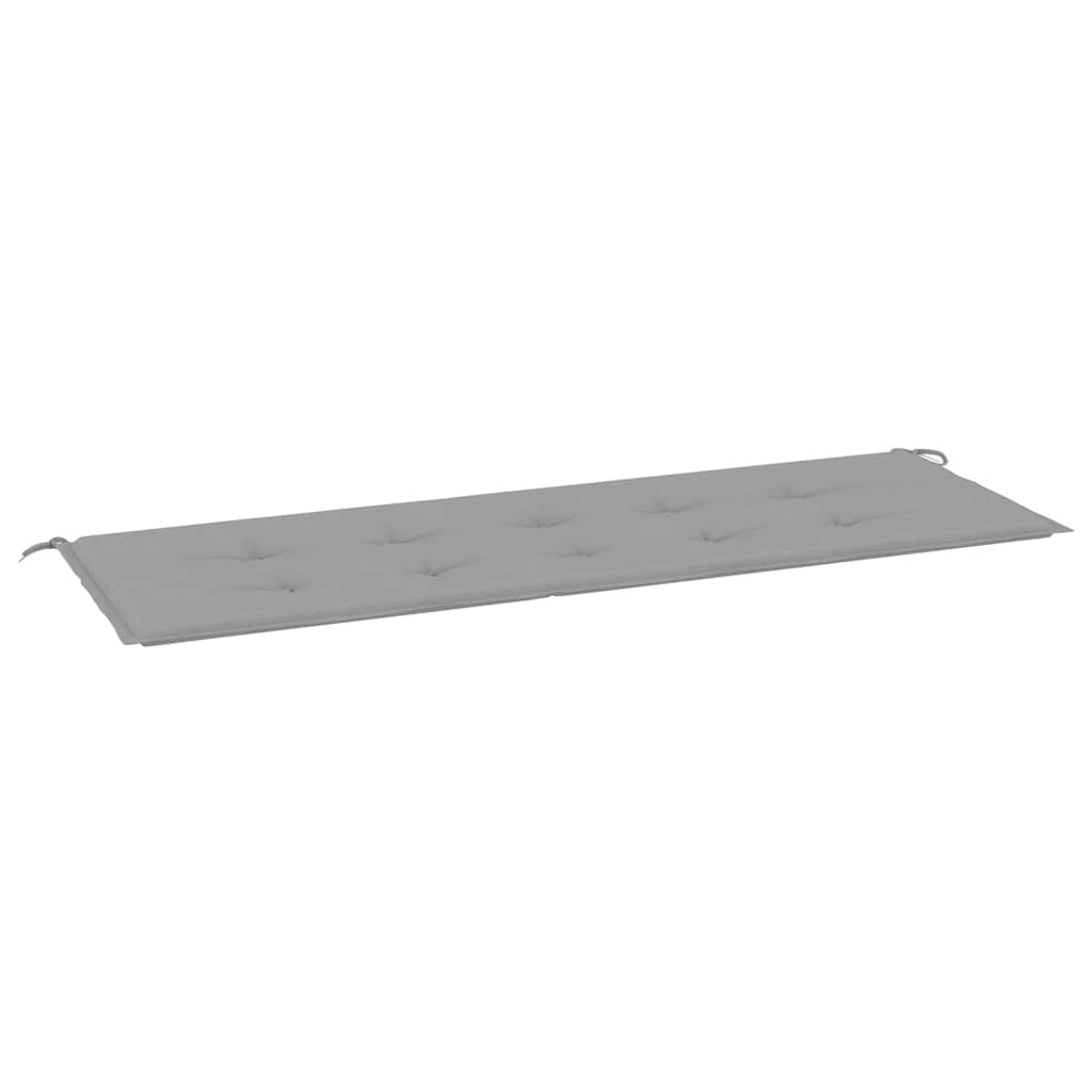 Cuscino per Panca Grigio 150x50x4 cm in Tessuto Oxford | homemem39