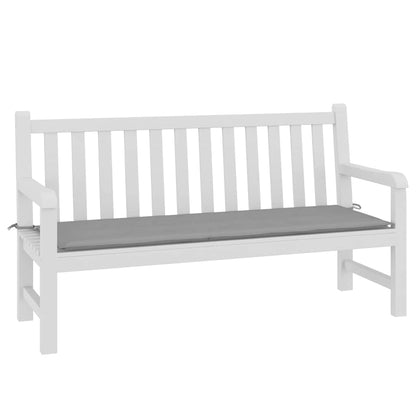 Cuscino per Panca Grigio 150x50x4 cm in Tessuto Oxford | homemem39