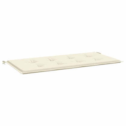 Cuscino per Panca Crema 100x50x3 cm in Tessuto Oxford