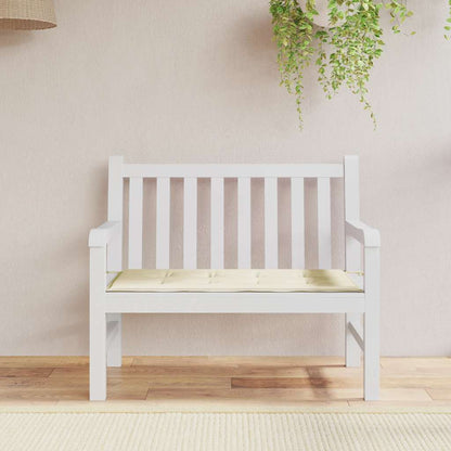 Cuscino per Panca Crema 100x50x4 cm in Tessuto Oxford | homemem39