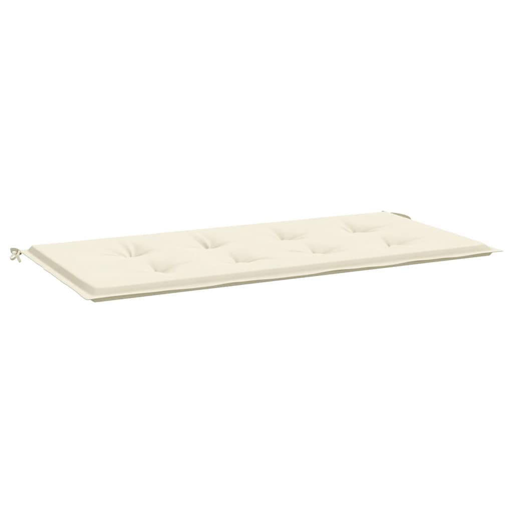 Cuscino per Panca Crema 120x50x3 cm in Tessuto Oxford | homemem39