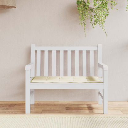 Cuscino per Panca Crema 120x50x3 cm in Tessuto Oxford | homemem39