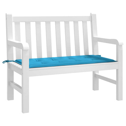 Cuscino per Panca Blu 100x50x3 cm in Tessuto Oxford