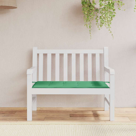 Cuscino per Panca Verde 120x50x4 cm in Tessuto Oxford