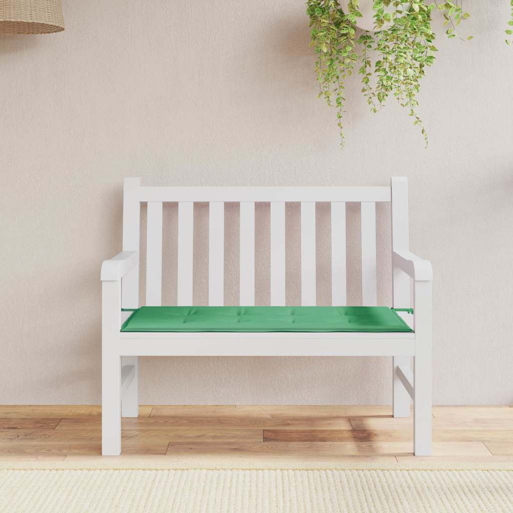 Cuscino per Panca Verde 120x50x4 cm in Tessuto Oxford - homemem39