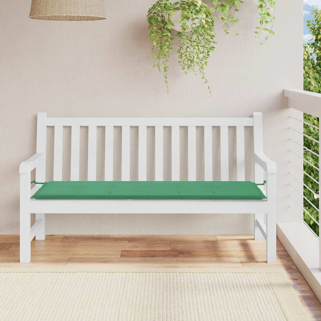 Cuscino per Panca Verde 150x50x3 cm in Tessuto Oxford | homemem39