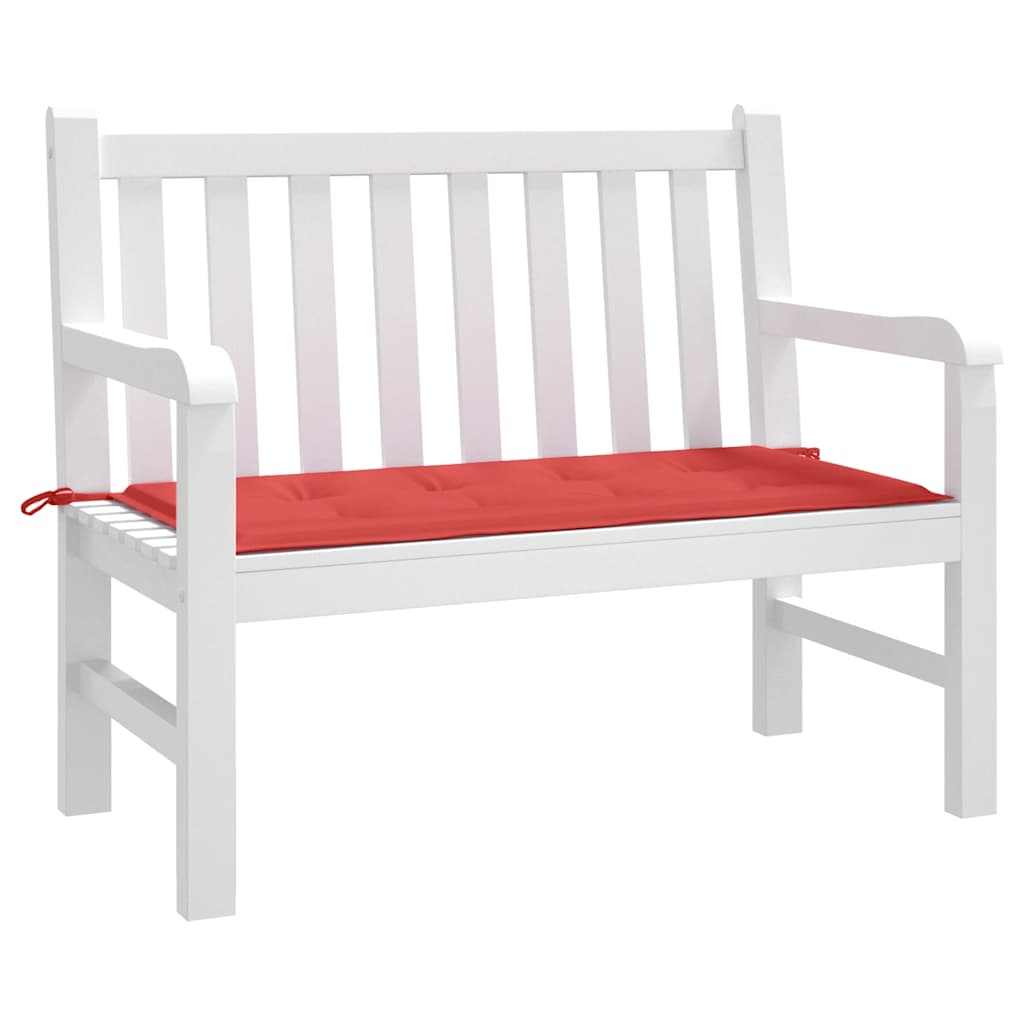 Cuscino per Panca Rosso 100x50x3 cm in Tessuto Oxford | homemem39