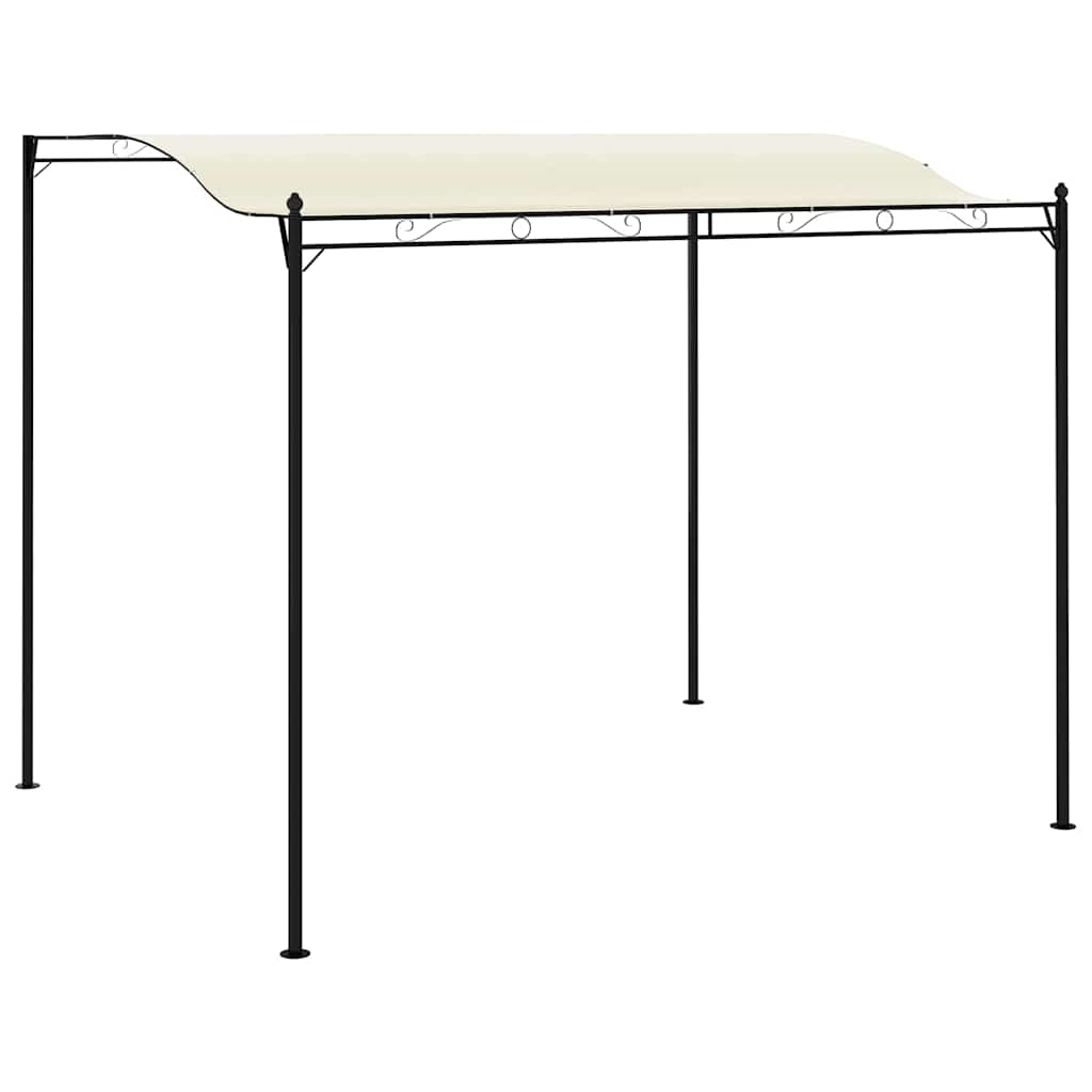 Gazebo in Tessuto Bianco Crema