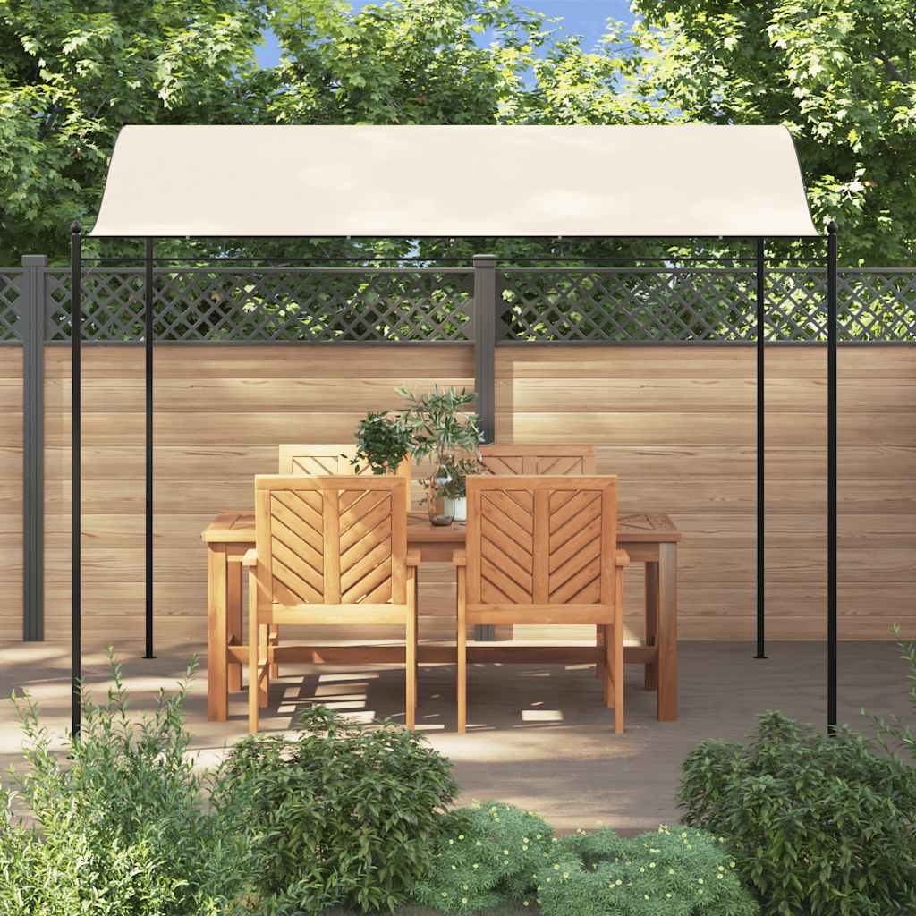 Gazebo in Tessuto Bianco Crema - homemem39
