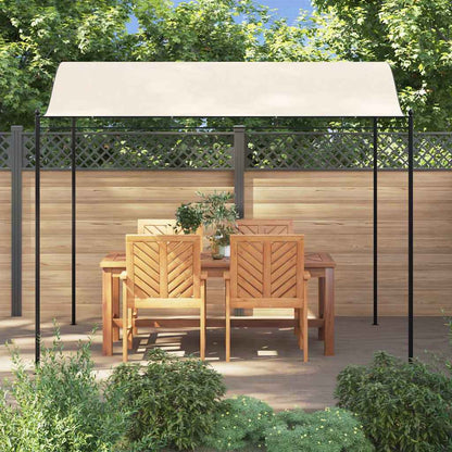 Gazebo in Tessuto Bianco Crema