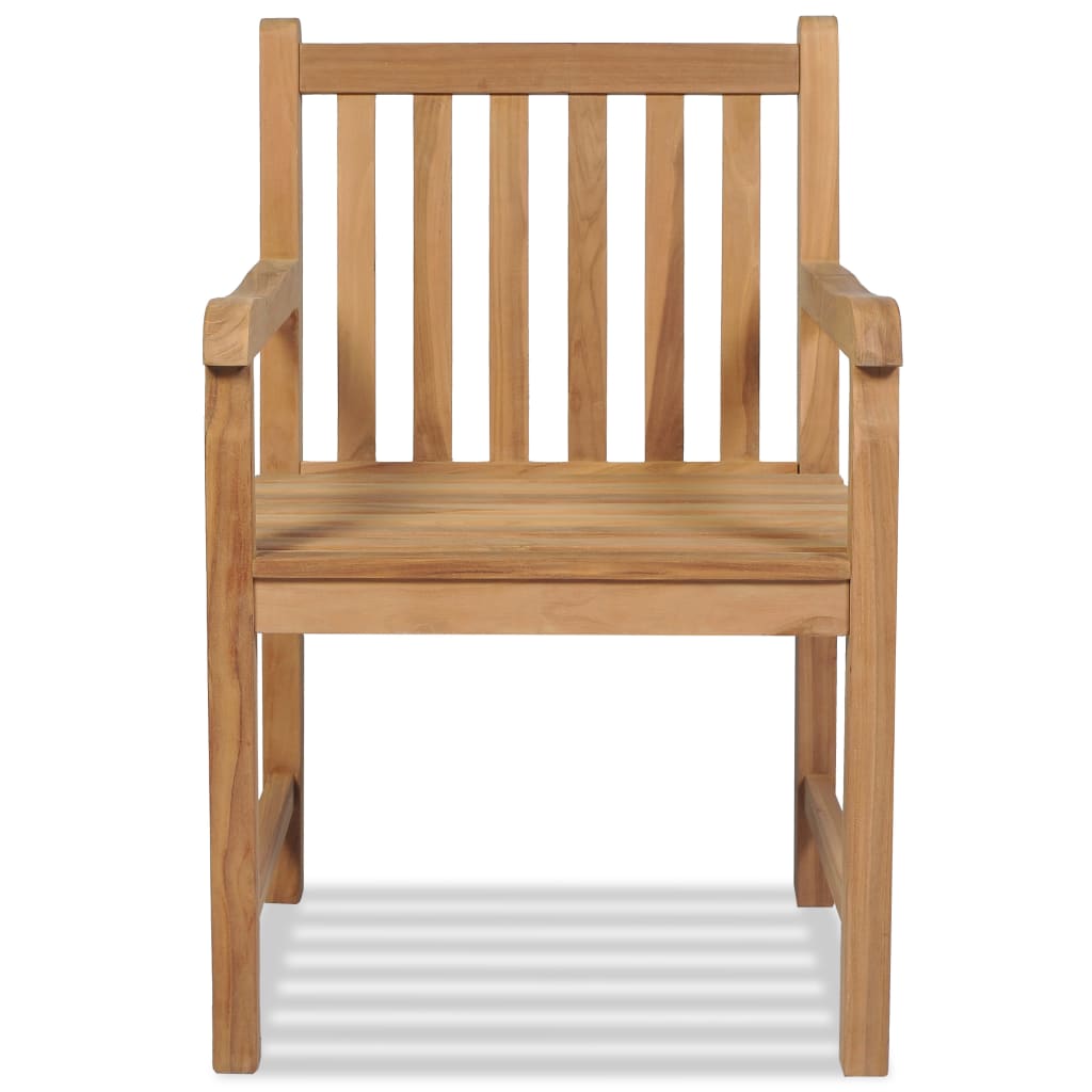 Sedie da Esterno 2 pz in Legno Massello di Teak | homemem39