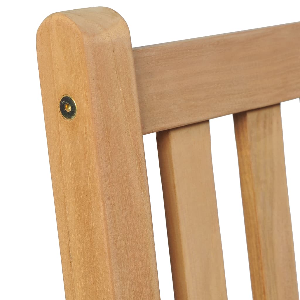 Sedie da Esterno 2 pz in Legno Massello di Teak | homemem39