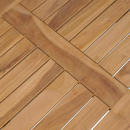 Tavolino da Salotto in Legno di Teak 90x50x45 cm | homemem39