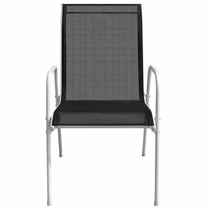 Set da Bistrot 3 pz in Acciaio Nero