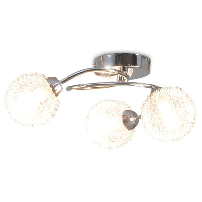 Lampadario da Soffitto con 3 Lampadine LED G9 120 W