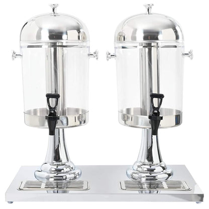 Doppio Distributore di Succhi di Frutta e Bibite 2x8 L