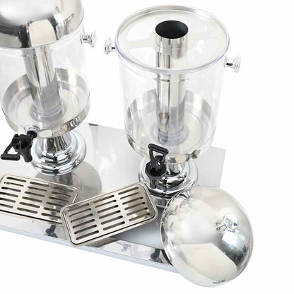 Doppio Distributore di Succhi di Frutta e Bibite 2x8 L