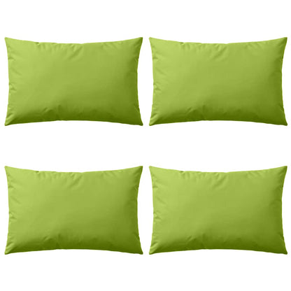 Cuscini da Esterno 4 pz 60x40 cm Verde Mela
