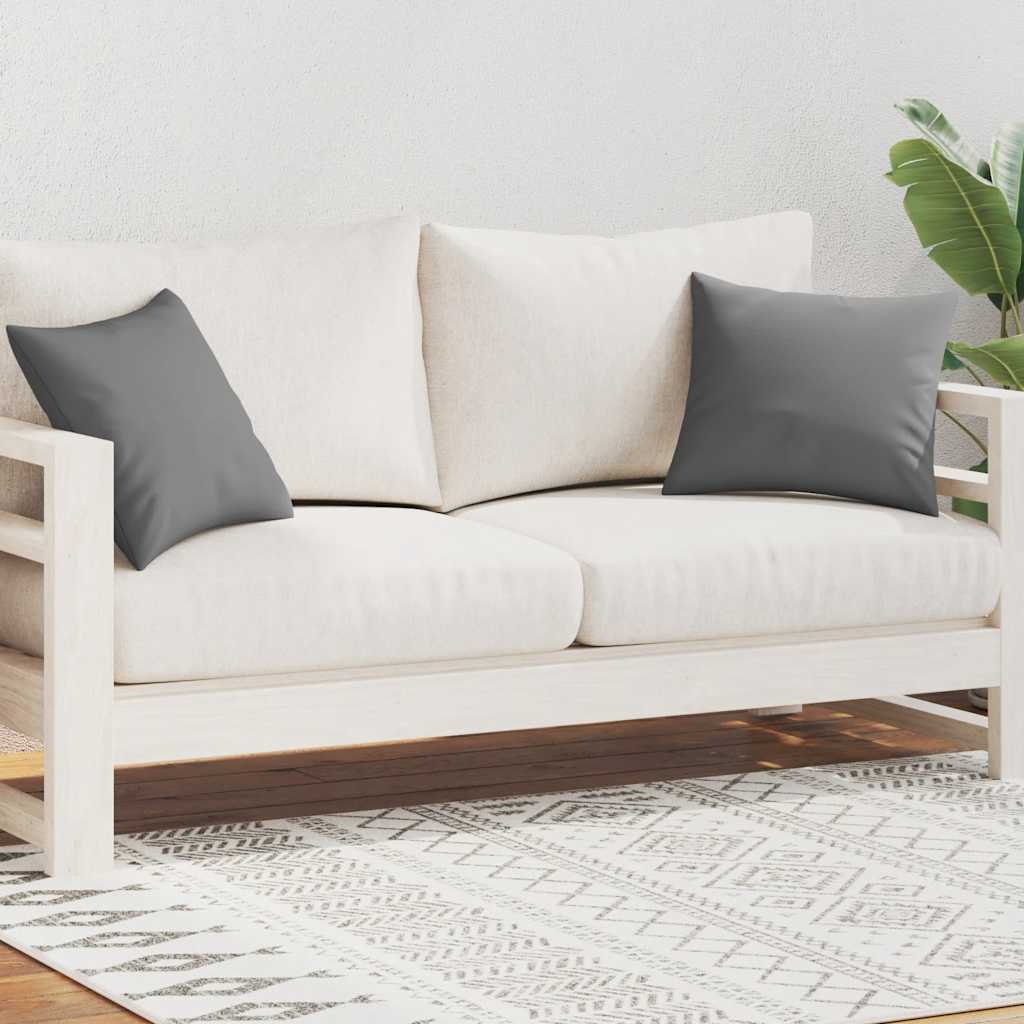 Cuscini da Esterno 2 pz 45x45 cm Grigi - homemem39