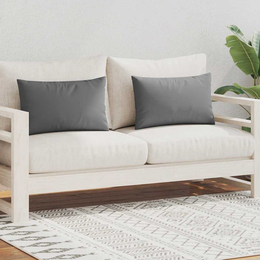 Cuscini da Esterno 2 pz 60x40 cm Grigi - homemem39