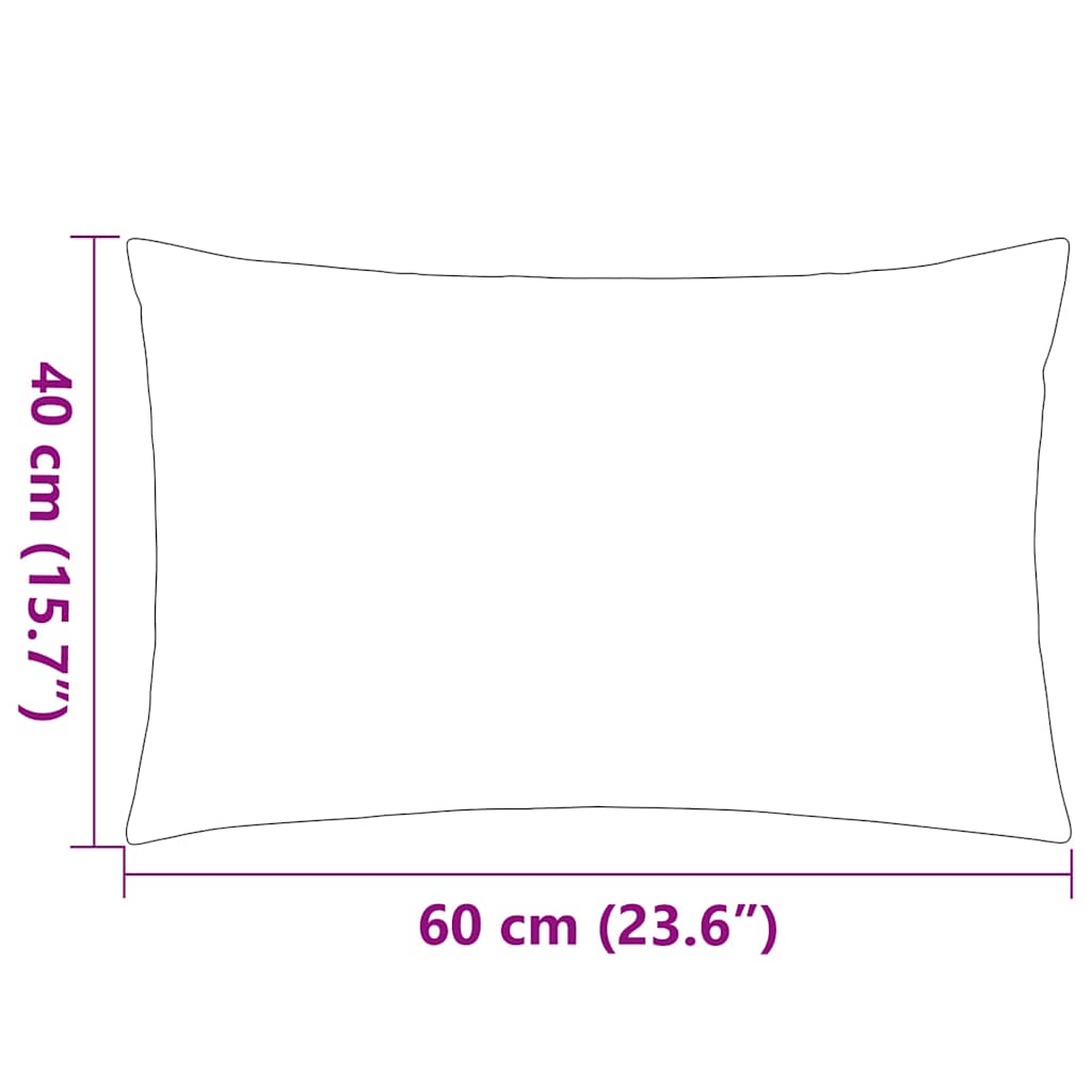 Cuscini da Esterno 2 pz 60x40 cm Grigi | homemem39