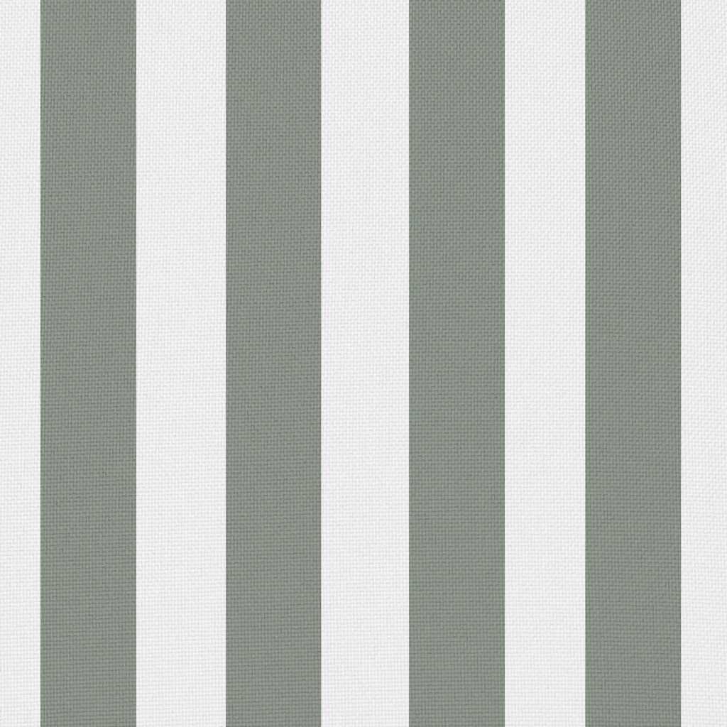 Cuscini da Esterno 2 pz Stampa a Righe 45x45 cm Grigi