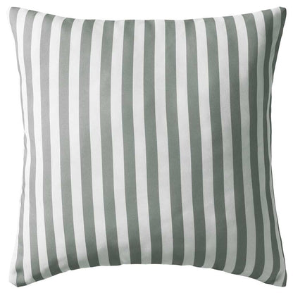 Cuscini da Esterno 4 pz Stampa a Righe 45x45 cm Grigi | homemem39