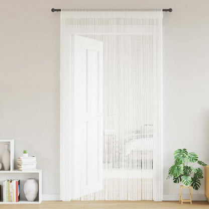 2 Pz Tende a Fili 100x250 cm Bianche